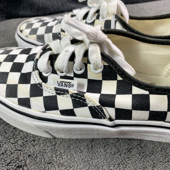 Vans Checkerboard Lace Up Sneakers Check Design Women's Size 6 Kids 4.5 - Picture 6 of 13